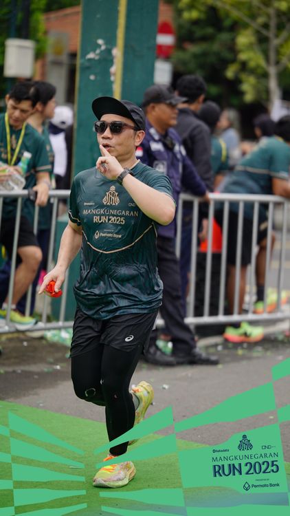 Race photo from Mangkunegaran Run 2025
