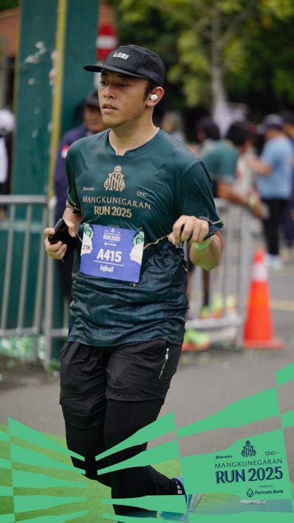 Race photo from Mangkunegaran Run 2025