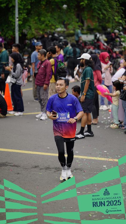 Race photo from Mangkunegaran Run 2025