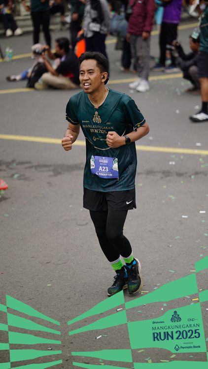Race photo from Mangkunegaran Run 2025
