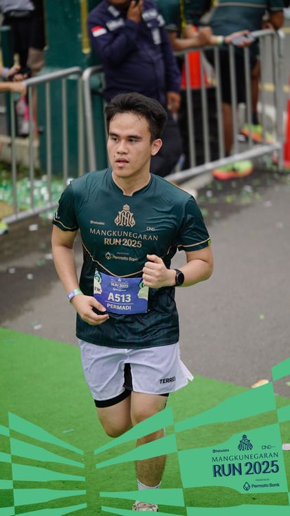 Race photo from Mangkunegaran Run 2025