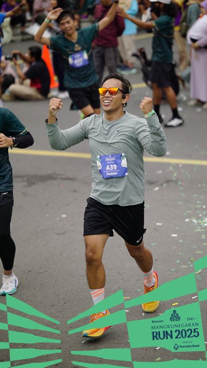 Race photo from Mangkunegaran Run 2025