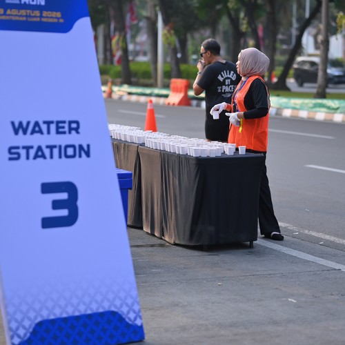 Race photo from KEMLU RUN 2026