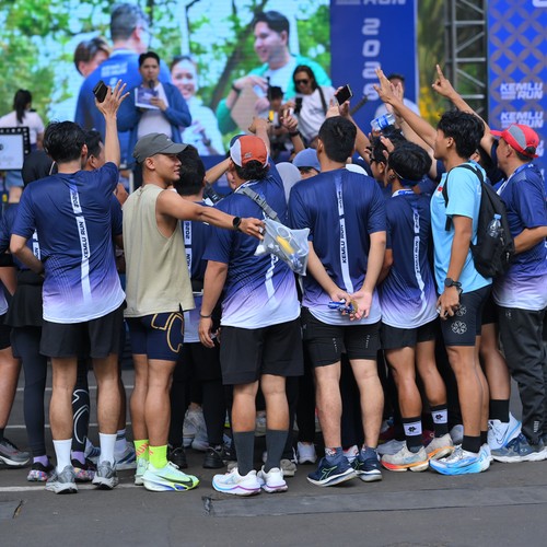 Race photo from KEMLU RUN 2026