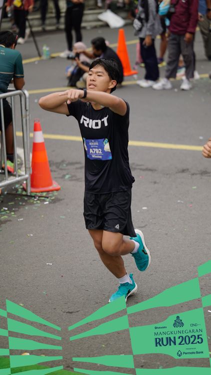 Race photo from Mangkunegaran Run 2025