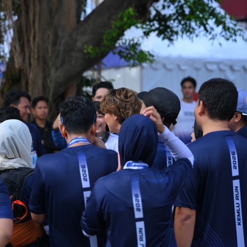 Race photo from KEMLU RUN 2026