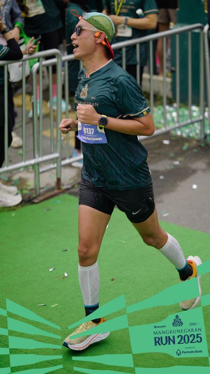 Race photo from Mangkunegaran Run 2025