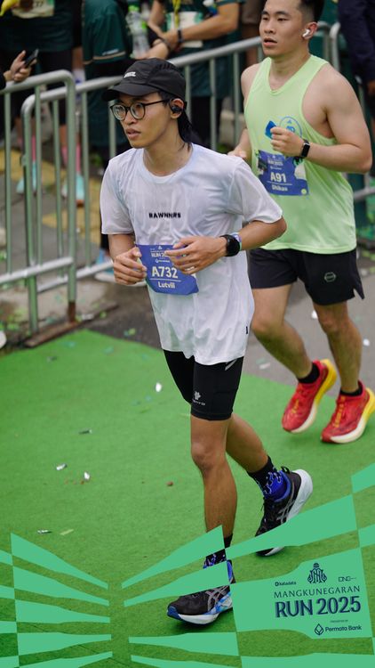 Race photo from Mangkunegaran Run 2025