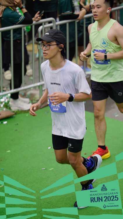 Race photo from Mangkunegaran Run 2025