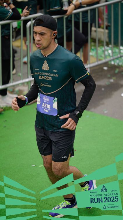 Race photo from Mangkunegaran Run 2025