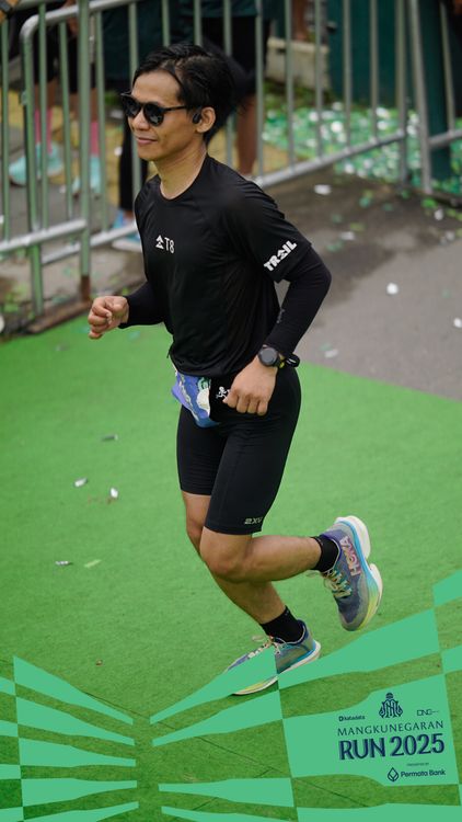 Race photo from Mangkunegaran Run 2025
