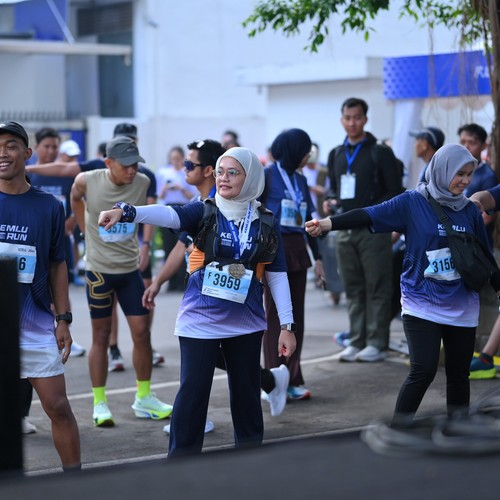 Race photo from KEMLU RUN 2026