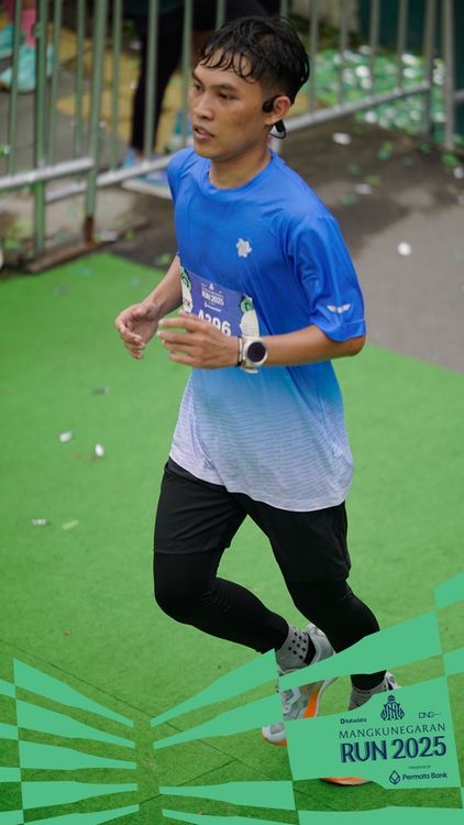 Race photo from Mangkunegaran Run 2025