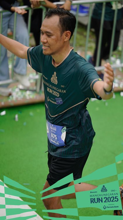 Race photo from Mangkunegaran Run 2025