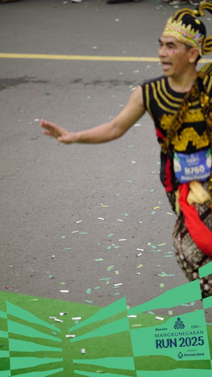 Race photo from Mangkunegaran Run 2025