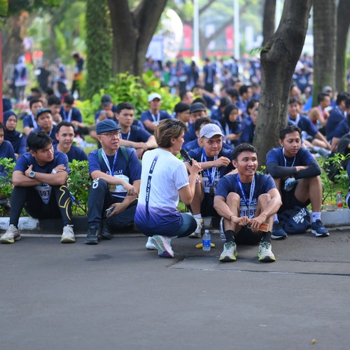 Race photo from KEMLU RUN 2026