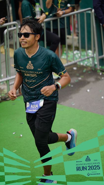 Race photo from Mangkunegaran Run 2025