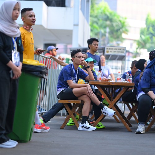 Race photo from KEMLU RUN 2026