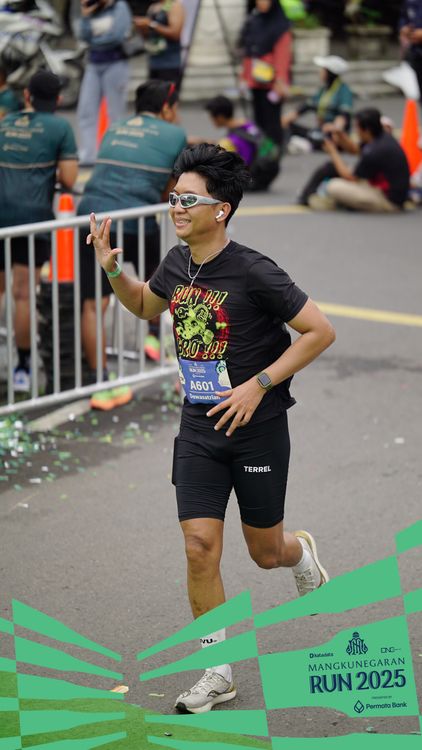 Race photo from Mangkunegaran Run 2025