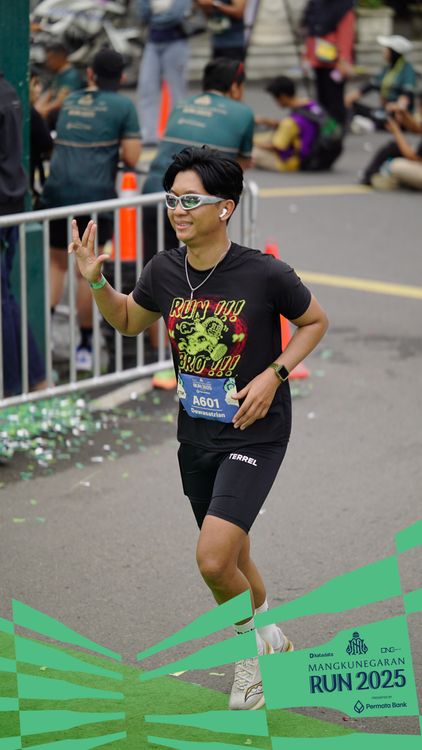 Race photo from Mangkunegaran Run 2025