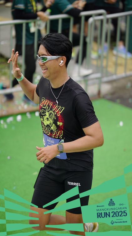 Race photo from Mangkunegaran Run 2025