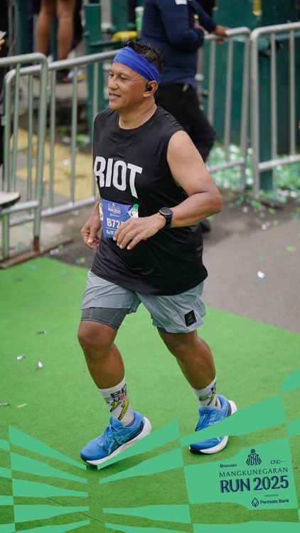 Race photo from Mangkunegaran Run 2025