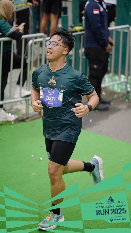 Race photo from Mangkunegaran Run 2025
