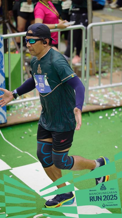 Race photo from Mangkunegaran Run 2025
