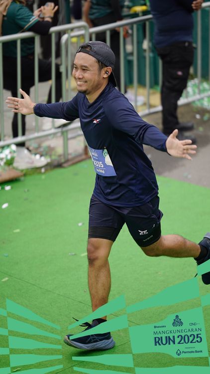 Race photo from Mangkunegaran Run 2025