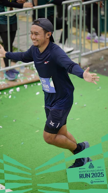 Race photo from Mangkunegaran Run 2025