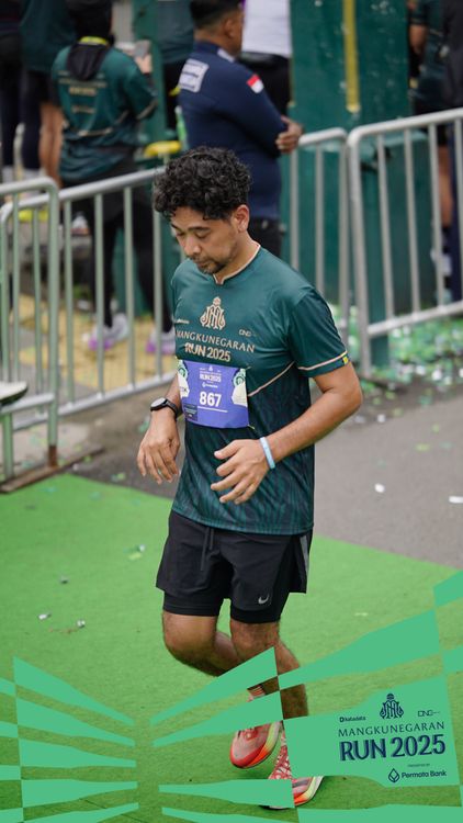 Race photo from Mangkunegaran Run 2025