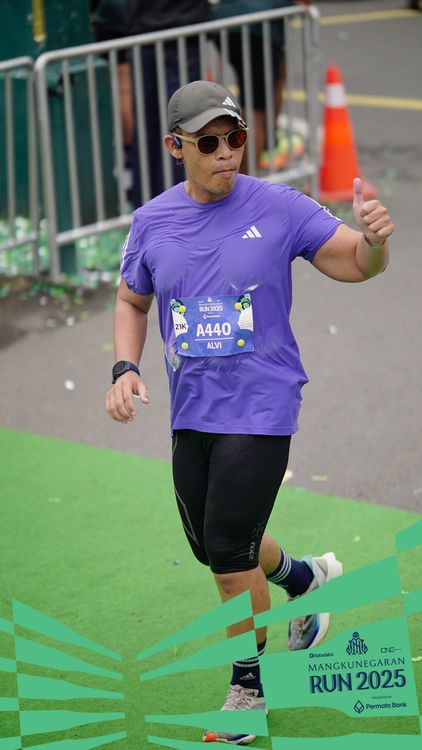 Race photo from Mangkunegaran Run 2025
