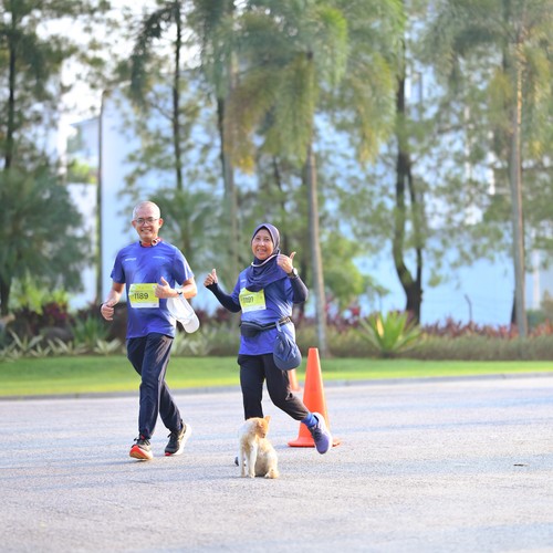 Race photo from BOGORUN 2026