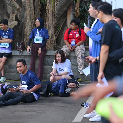 Race photo from KEMLU RUN 2026