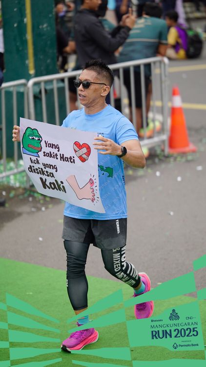 Race photo from Mangkunegaran Run 2025