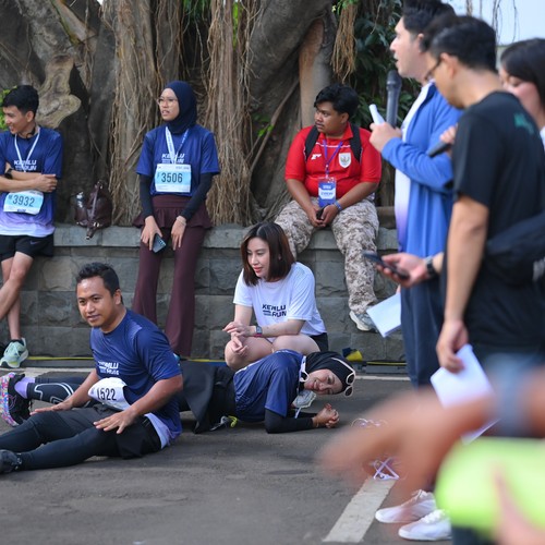 Race photo from KEMLU RUN 2026
