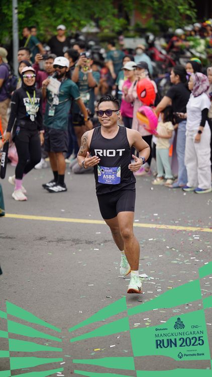 Race photo from Mangkunegaran Run 2025