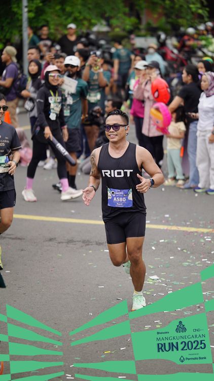 Race photo from Mangkunegaran Run 2025