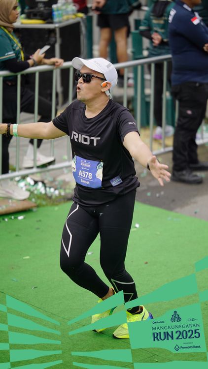 Race photo from Mangkunegaran Run 2025