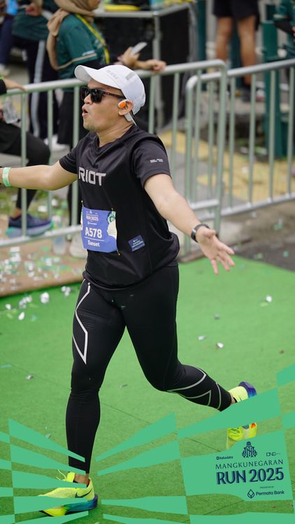 Race photo from Mangkunegaran Run 2025