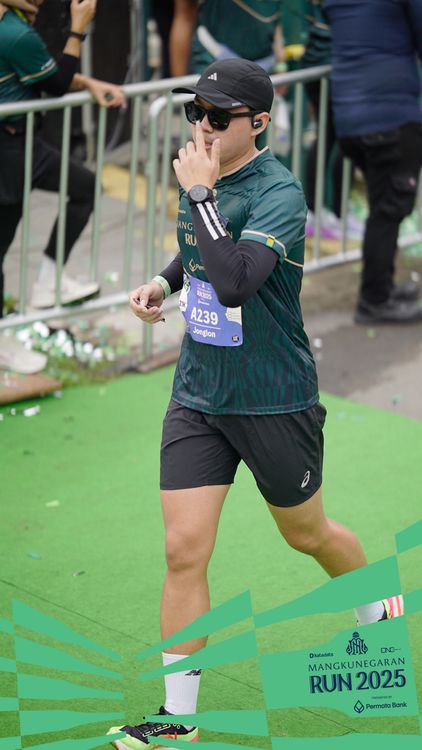 Race photo from Mangkunegaran Run 2025