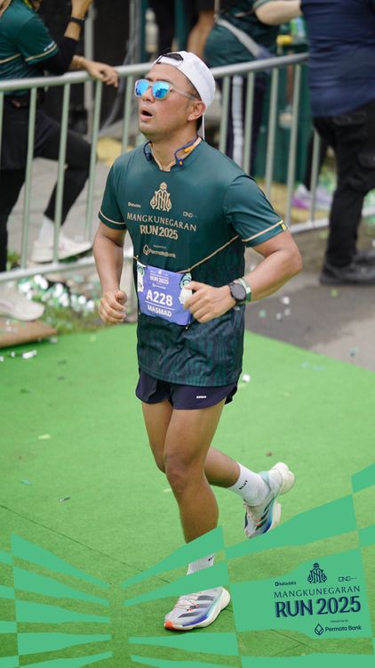 Race photo from Mangkunegaran Run 2025