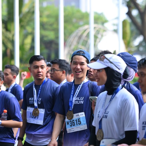 Race photo from KEMLU RUN 2026