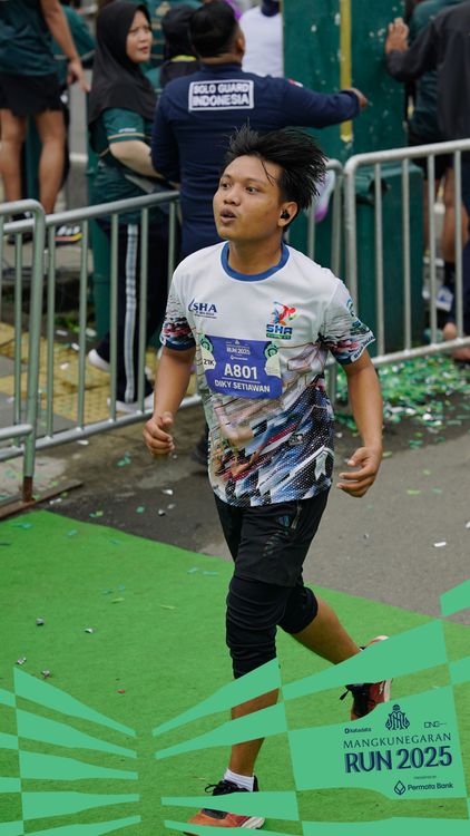 Race photo from Mangkunegaran Run 2025