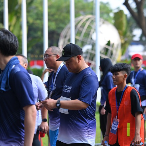 Race photo from KEMLU RUN 2026