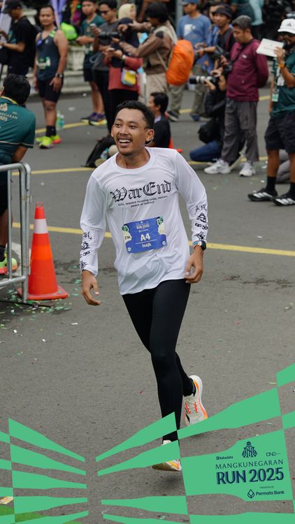 Race photo from Mangkunegaran Run 2025