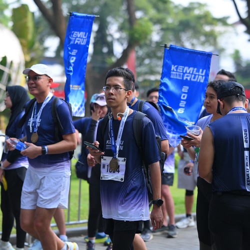 Race photo from KEMLU RUN 2026