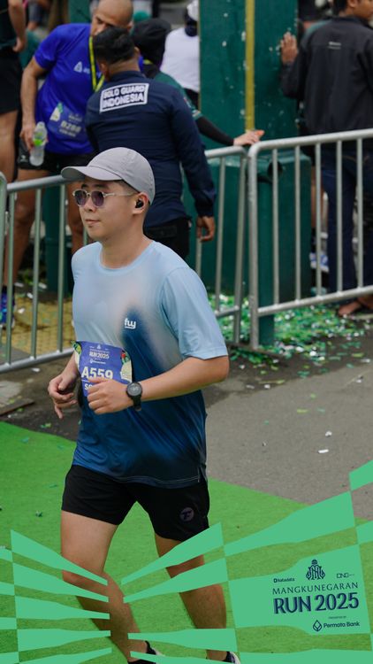 Race photo from Mangkunegaran Run 2025