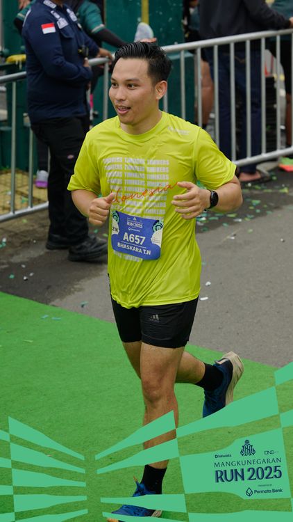 Race photo from Mangkunegaran Run 2025