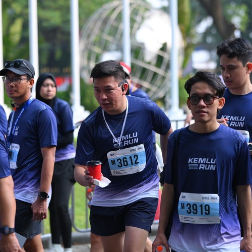 Race photo from KEMLU RUN 2026